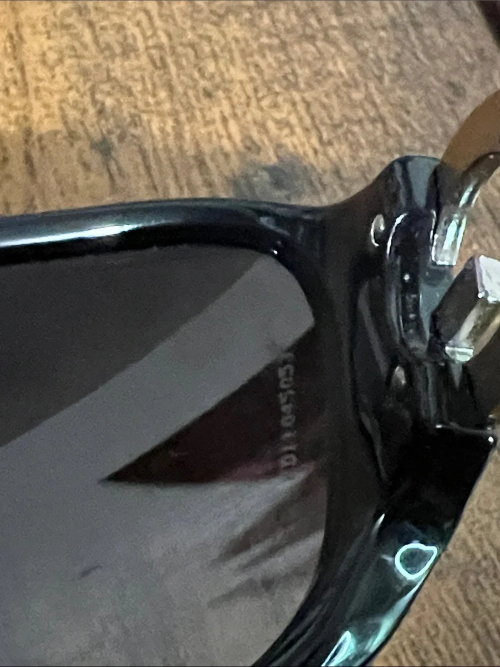 Dolce & Gabbana Black Sunglasses with Crystal DG Logo